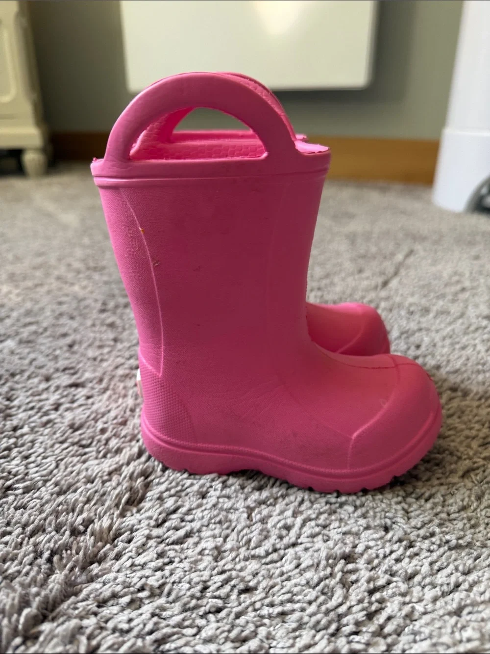 Bear Paw toddler size 4 lightweight rain boots. Pink
